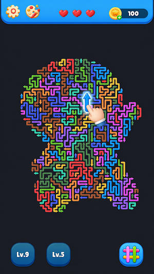 Tap Out: Puzzle Escape Maze Screenshot 0