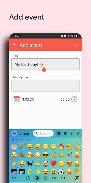 Day Ticker Screenshot 2