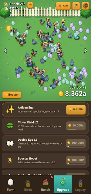 Eggmint Idle: Egg Farm Clicker Screenshot 1