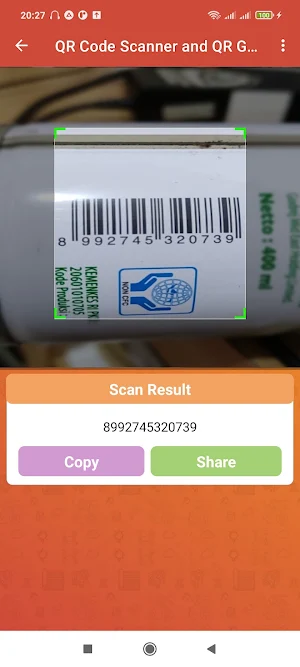 QR Code Scanner & Generator Screenshot 3