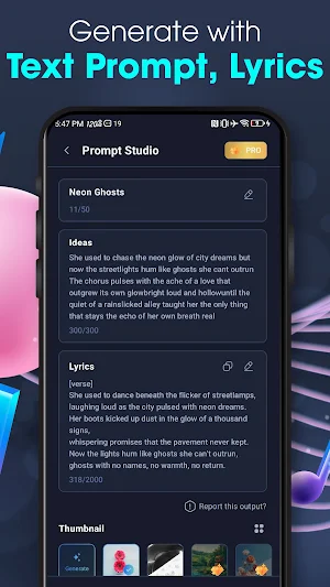 SongGenie: AI Music Generator Screenshot 3