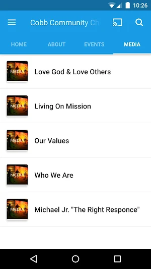 Cobb Community Church Screenshot 1
