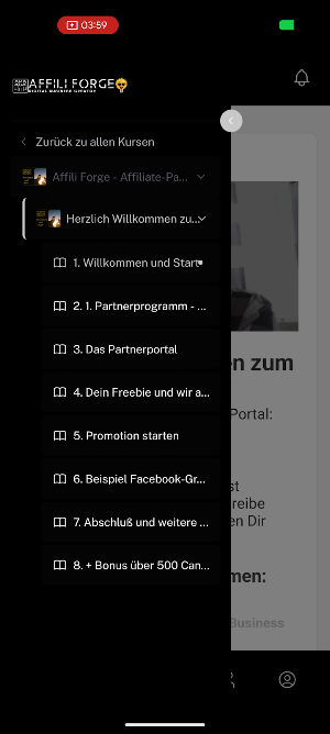 Affili Forge Business Schmiede Screenshot 0