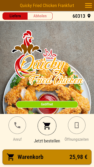 Quicky Fried Chicken Frankfurt Screenshot 0