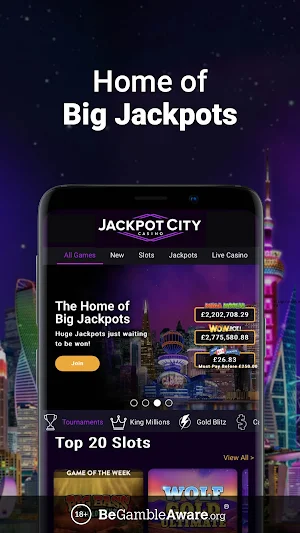 Jackpotcity Online Casino UK Screenshot 2