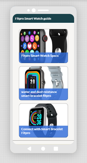 Fitpro Smart Watch app guide Screenshot 2