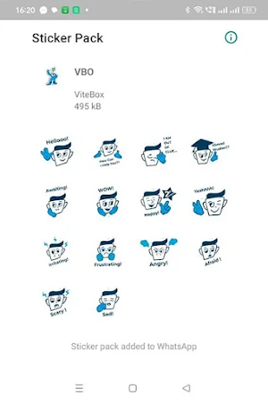 VBO Stickers Screenshot 3