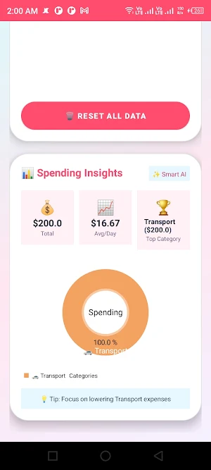 Expense Finance Tracker Pro Screenshot 1