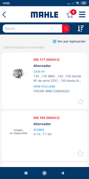 Mahle Argentina - Catálogo Screenshot 2
