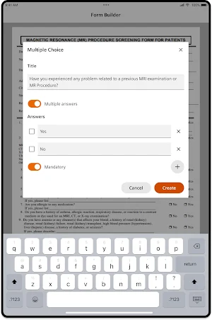eHealth Patient Consent Screenshot 0