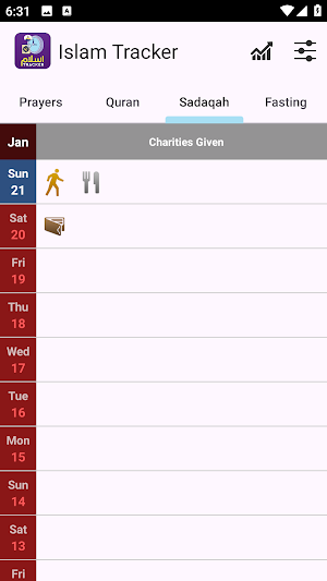 Islam Tracker Screenshot 2