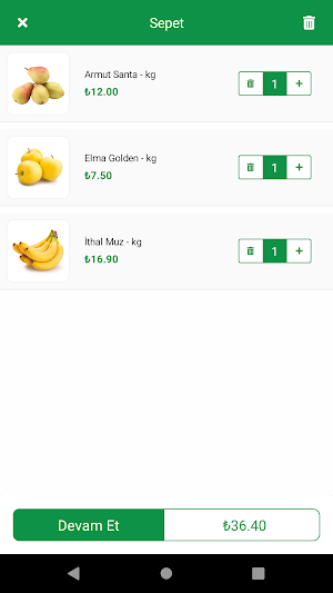Pınar Manavı Sipariş Screenshot 3