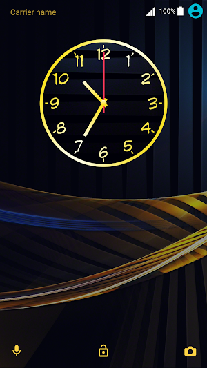 Golden lines | Xperia™ Theme Screenshot 1