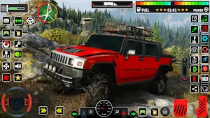 4x4 Mud Jeep Offroad Driving Screenshot 1