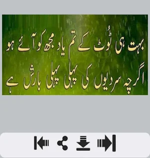 Barsaat Urdu Poetry Screenshot 0