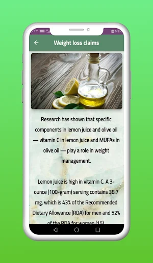 Olive Oil and Lemon Benefits Screenshot 1
