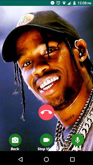 Travis Scott Fake Chat & Video Call Screenshot 2