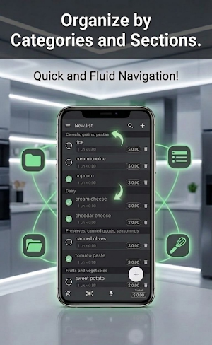 Grocery List - StockListX Screenshot 1