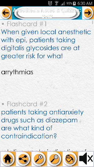 Anesthesia Exam Review Study Notes & Flashcards Screenshot 2