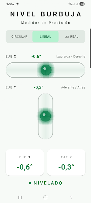 Pro Bubble Level Screenshot 2