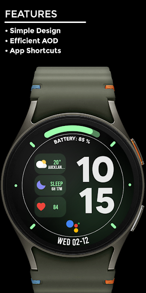 Night 84 - watch face Screenshot 1