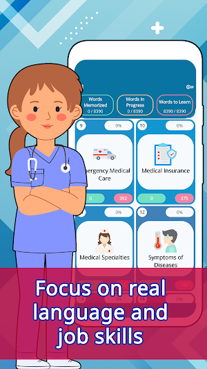Medical English: Learn Words Screenshot 1
