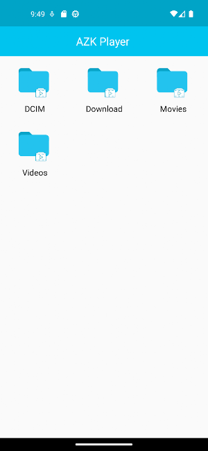 AZK Player -  Play Video Music Screenshot 1