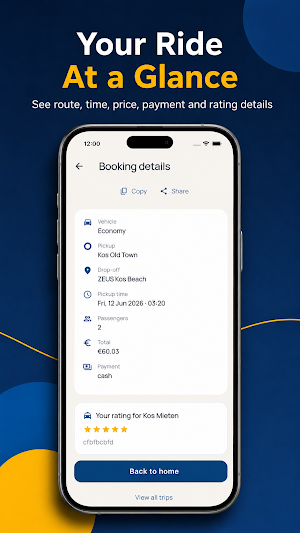 Kos Taxi - Book a Ride Screenshot 2