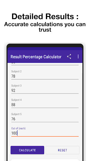 Result Percentage Screenshot 2