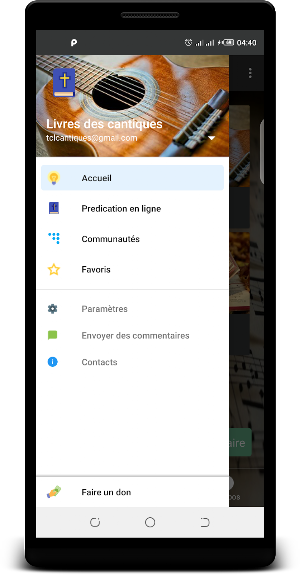 Recueil des Cantiques Screenshot 2