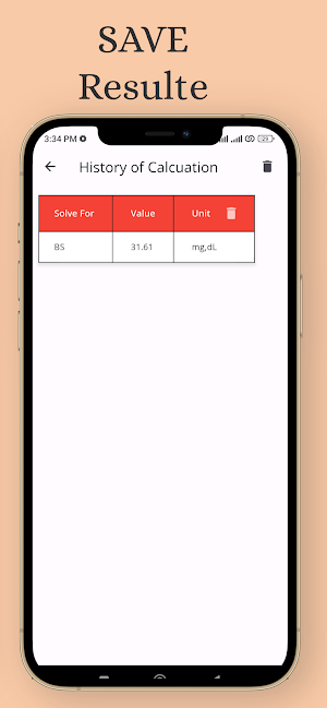 Blood Sugar Calculator Screenshot 3