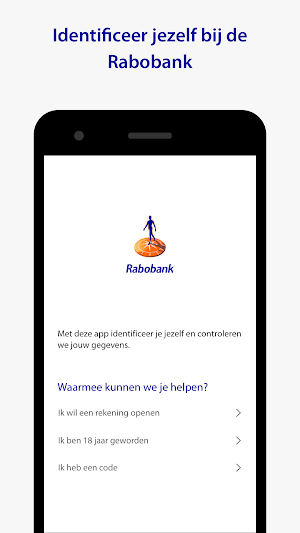 Rabo Mobiel Identificeren Screenshot 0