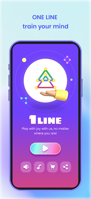 One Line Draws - Connections Screenshot 0