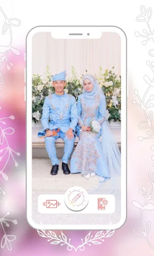Hijab Couple Wedding Photo Maker Screenshot 3