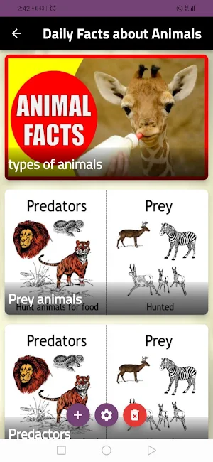 Daily Facts about Animals Screenshot 2