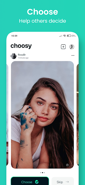 Choosy – Create photo polls Screenshot 0