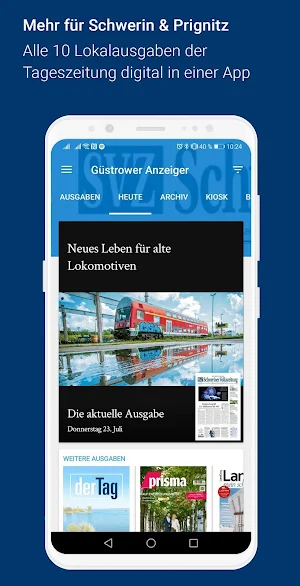 SVZ ePaper Screenshot 0