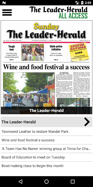 The Leader-Herald All Access Screenshot 0