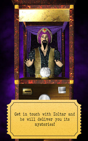 Zoltar fortune telling 3D Screenshot 1