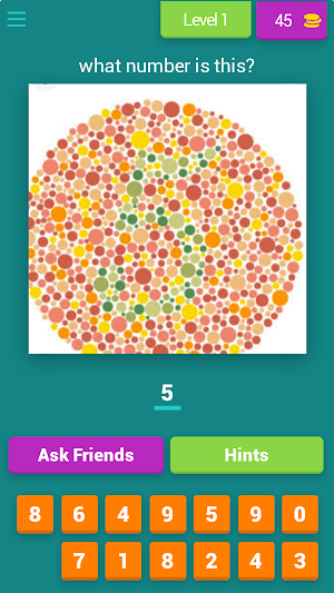 color blindness test Screenshot 0