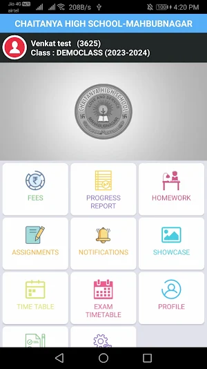 CHAITANYA HIGH SCHOOL - MAHBUB Screenshot 1