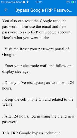 FRP Bypass Android Guide Screenshot 3