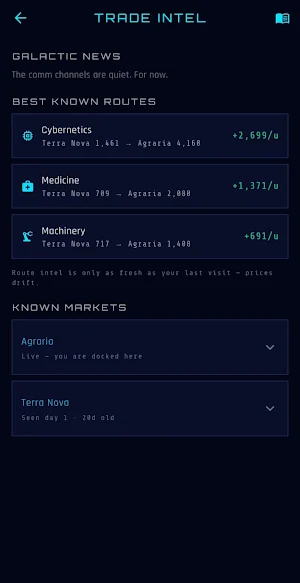 Stellar Dealer: Space Trader Screenshot 1