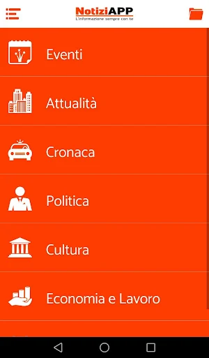 NotiziApp Screenshot 0