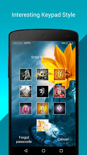 God Screen Lock - Time Password(Pin Lock) Screenshot 2
