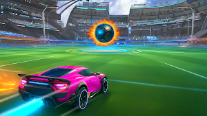 Rocket Car Soccer 3D Games Screenshot 2