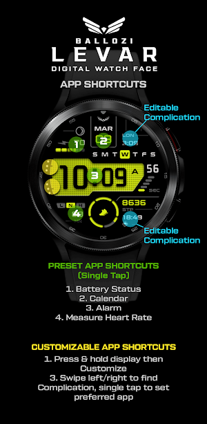 BALLOZI Levar Watch Face Screenshot 2