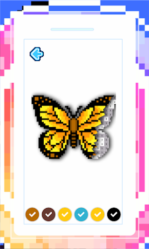 Pixel Art Butterfly Game Screenshot 3