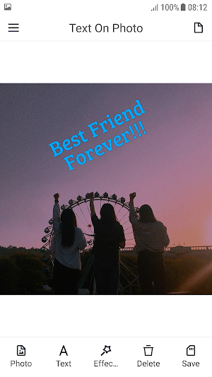 Text On Photo Editor (Add Text On Image, Picture) Screenshot 1