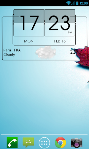 3D Flip Clock Theme Pack 06 Screenshot 3